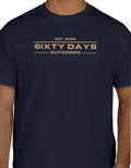 navy EST. date tee